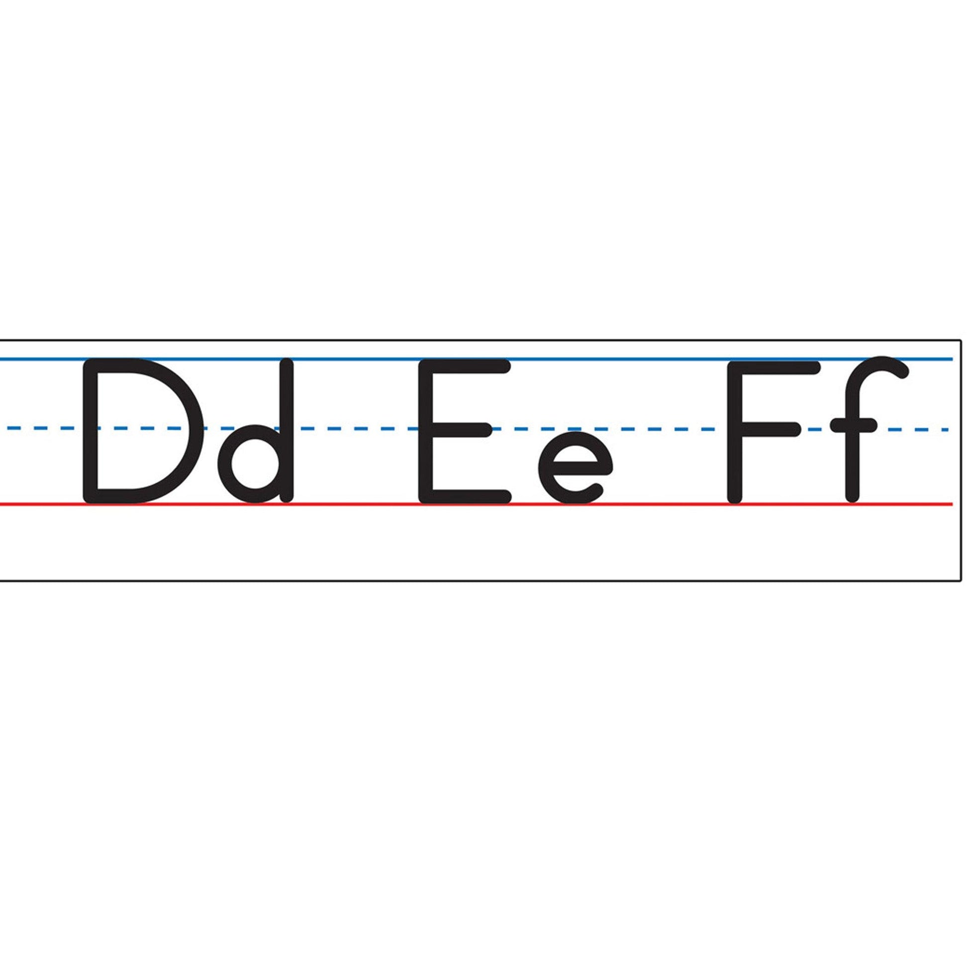 Large Magnetic Manuscript Alphabet Line, 10' - Loomini