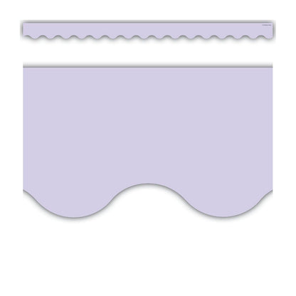 Lavender Scalloped Border Trim, 35 Feet Per Pack, 6 Packs - Loomini