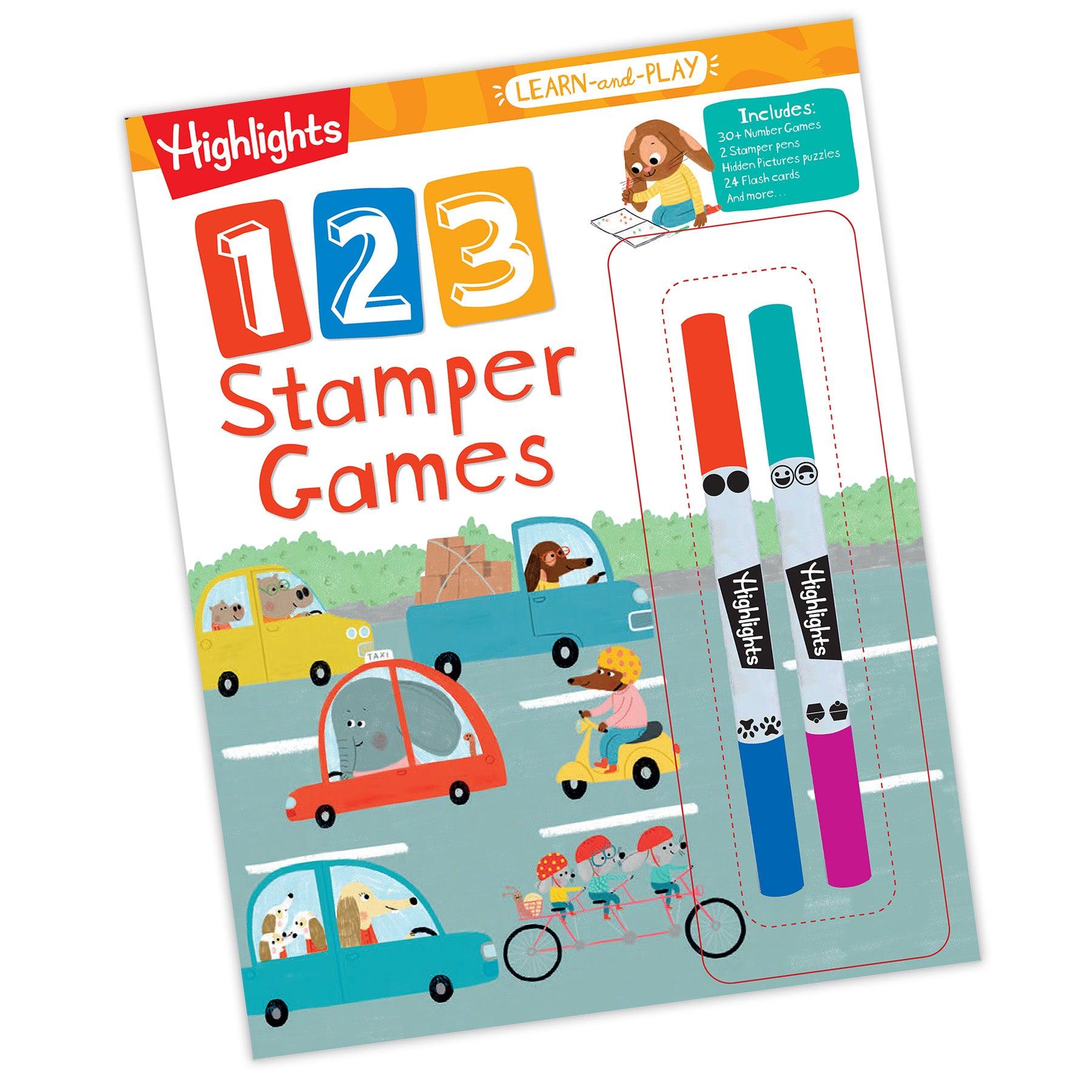 Learn-and-Play 123 Stamper Games - Loomini