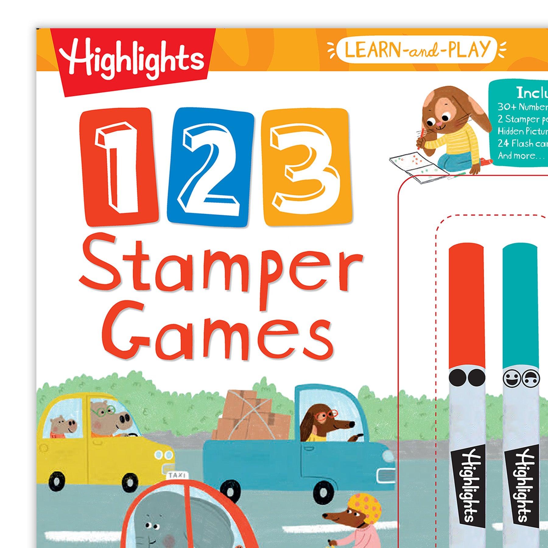 Learn-and-Play 123 Stamper Games - Loomini