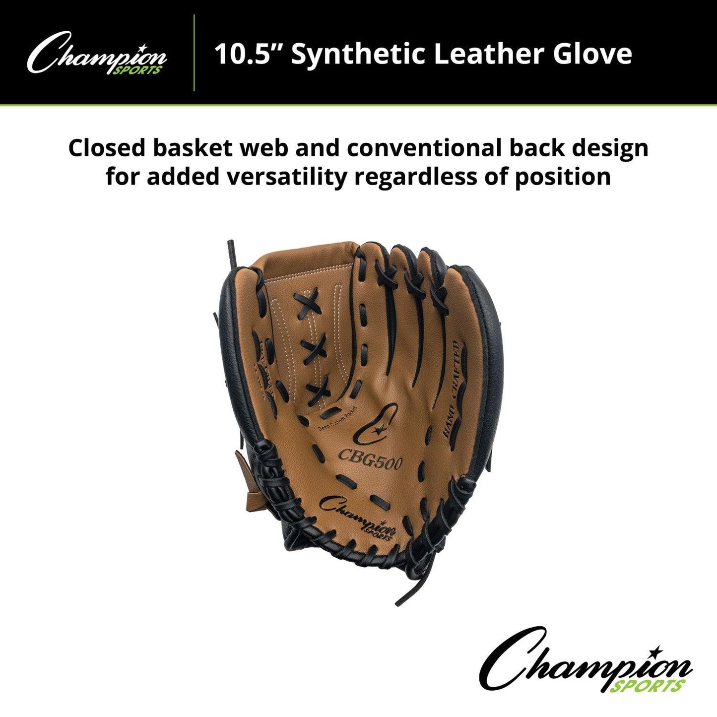 Leather & Vinyl 11" Baseball/Softball Glove - Loomini