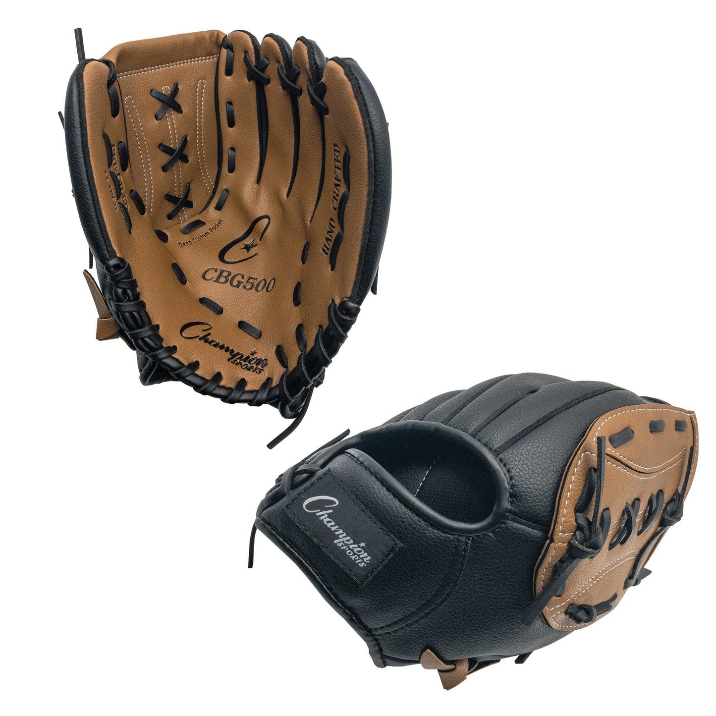 Leather & Vinyl 11" Baseball/Softball Glove - Loomini