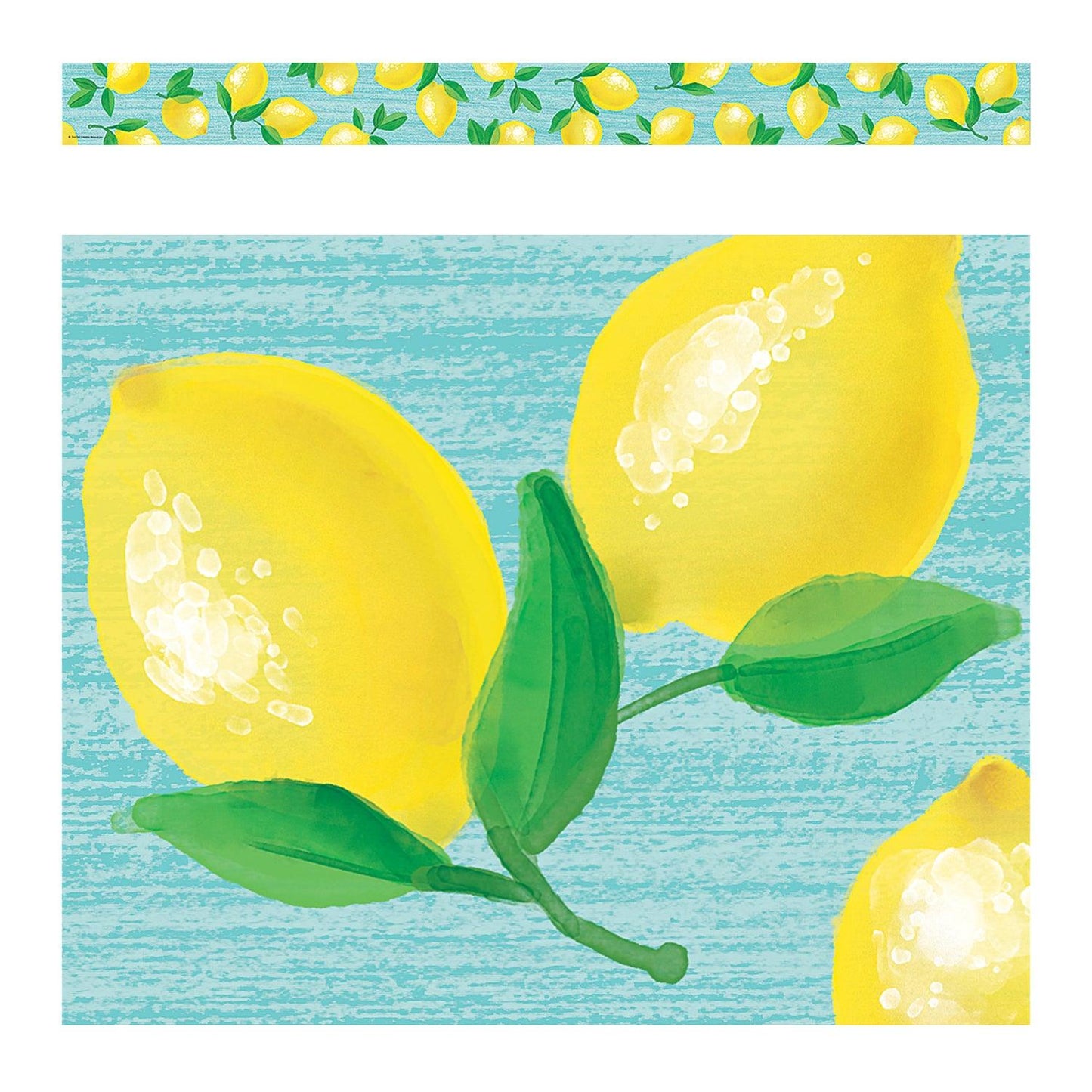 Lemon Zest Straight Border Trim, 35 Feet Per Pack, 6 Packs - Loomini