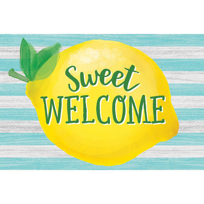 Lemon Zest Sweet Welcome Postcards, 4" x 6", 30 Per Pack, 6 Packs - Loomini