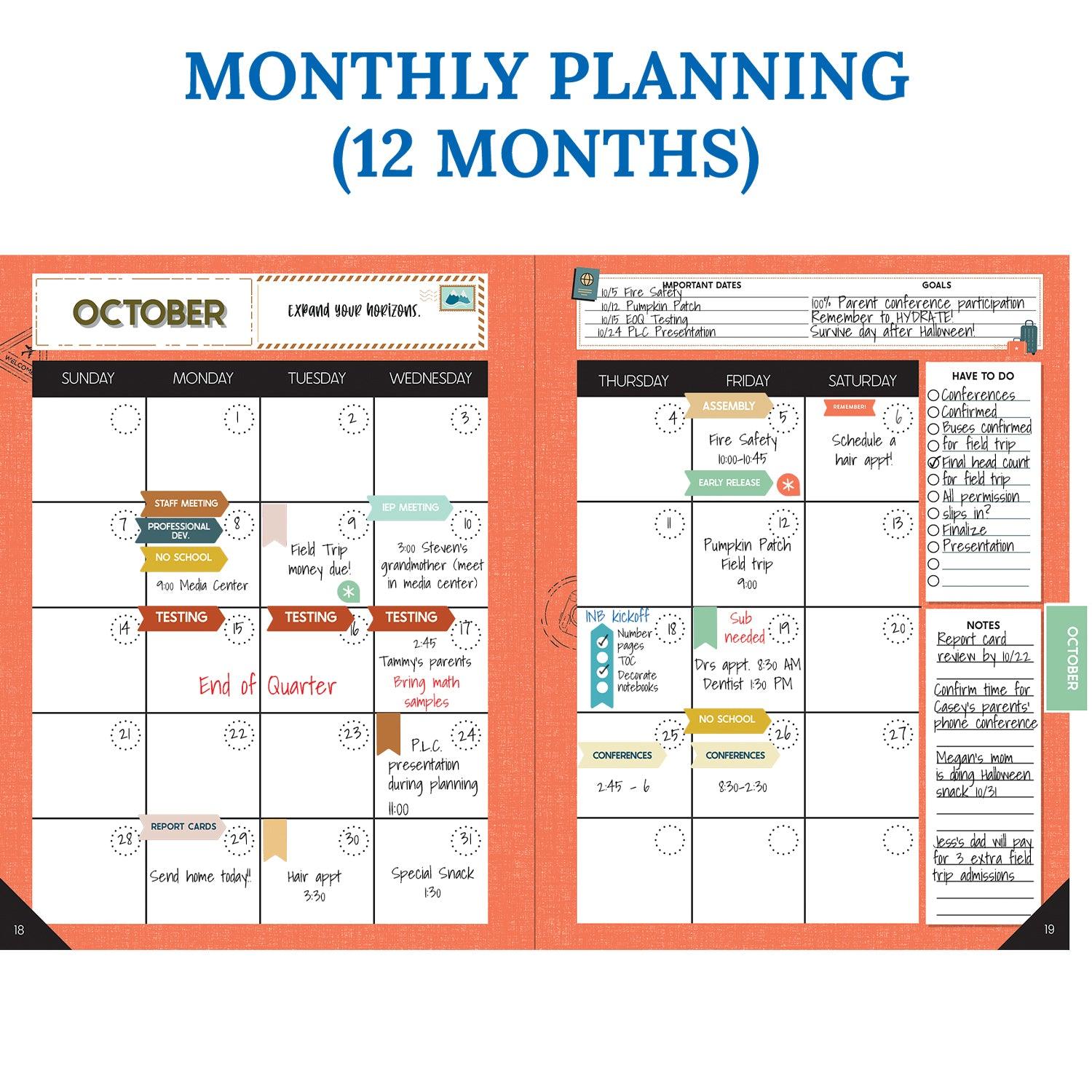 Let's Explore Teacher Planner - Loomini