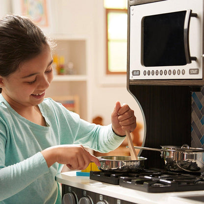 Let's Play House! Stainless Steel Pots & Pans Play Set - Loomini