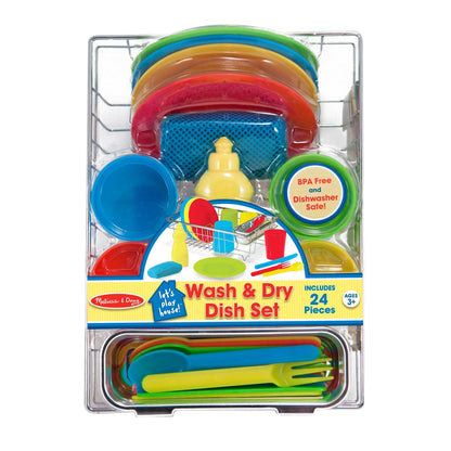 Let's Play House! Wash & Dry Dish Set - Loomini