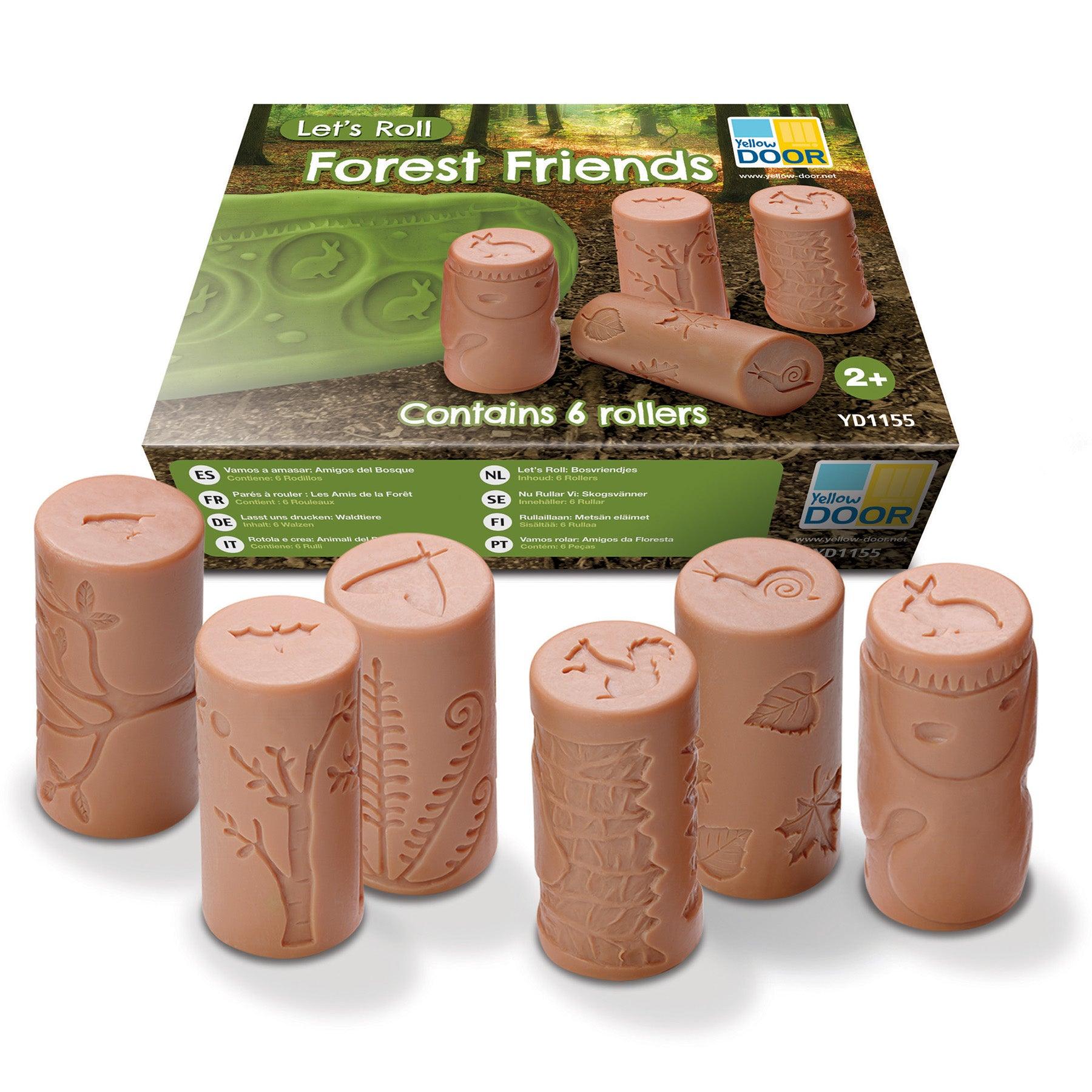 Let's Roll, Forest Friends Rollers, Set of 6 - Loomini