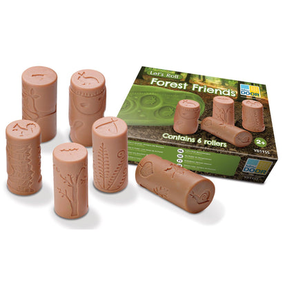 Let's Roll, Forest Friends Rollers, Set of 6 - Loomini