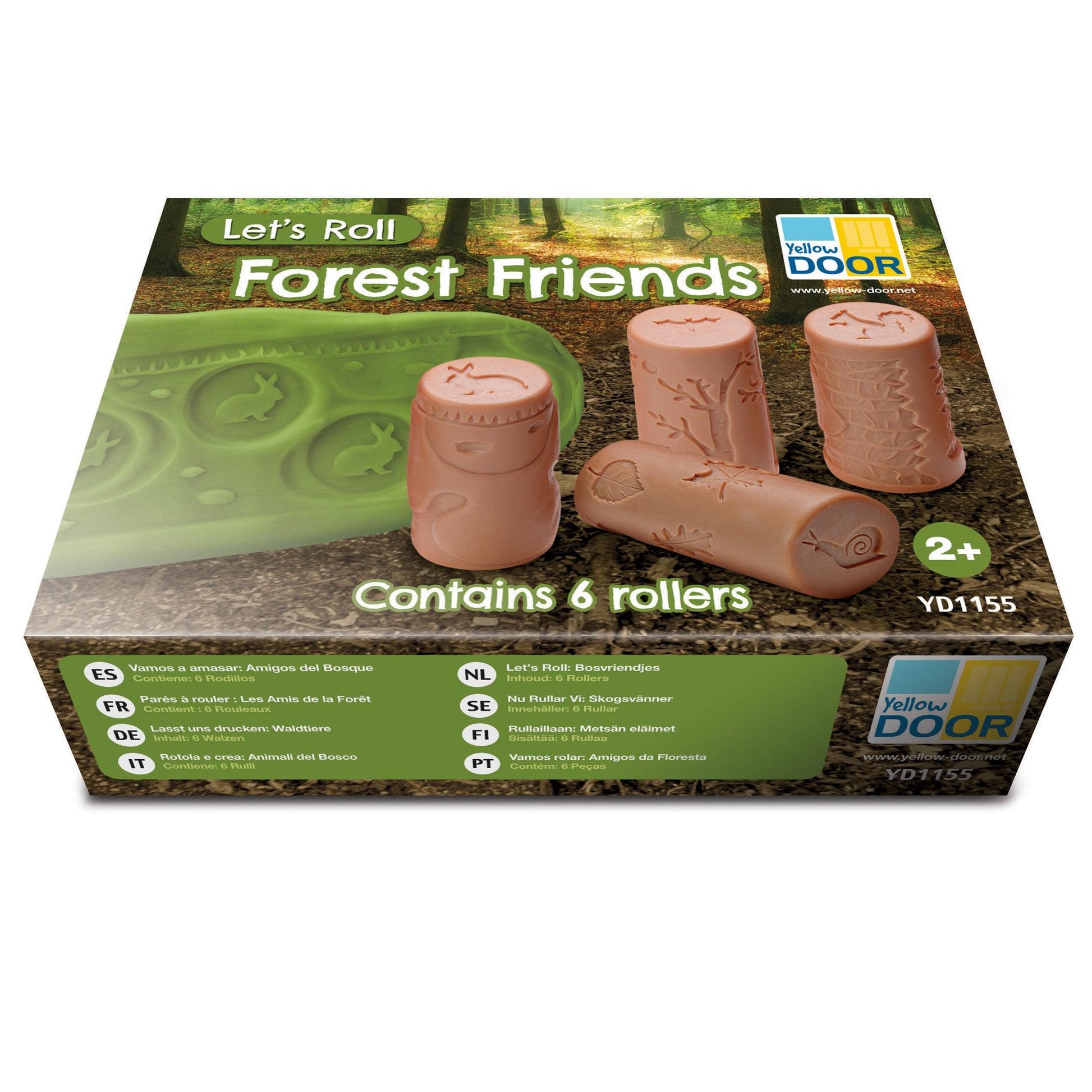 Let's Roll, Forest Friends Rollers, Set of 6 - Loomini