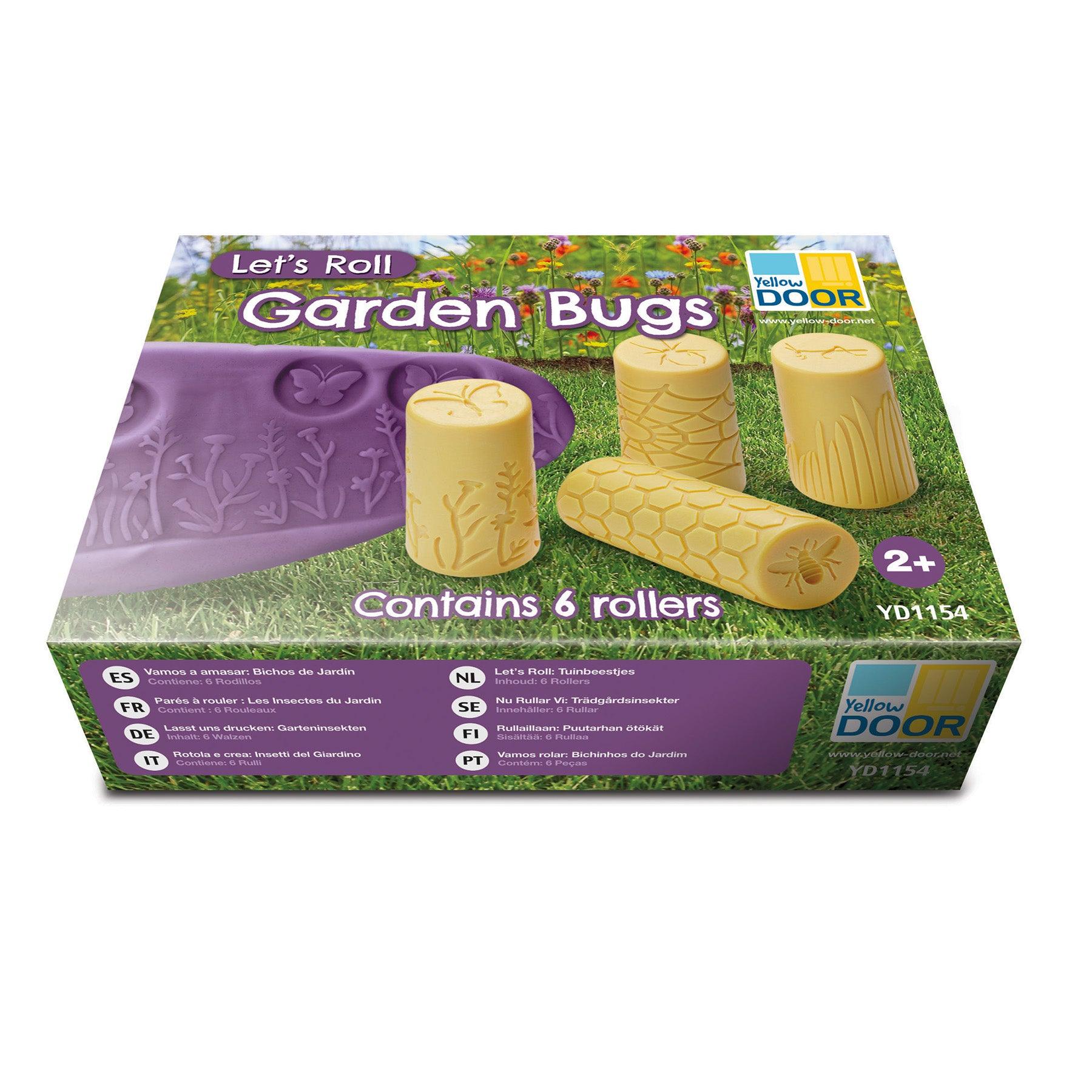 Let's Roll, Garden Bugs Rollers, Set of 6 - Loomini