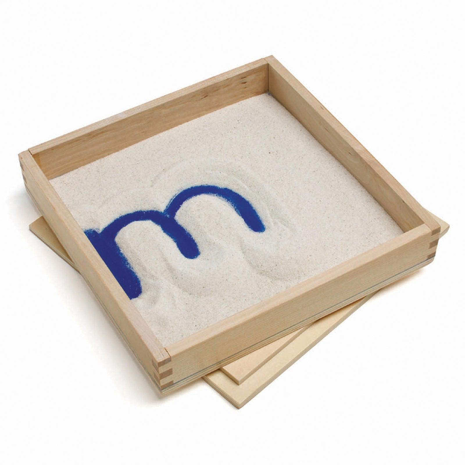 Letter Formation Sand Tray, 8" x 8", Pack of 4 - Loomini