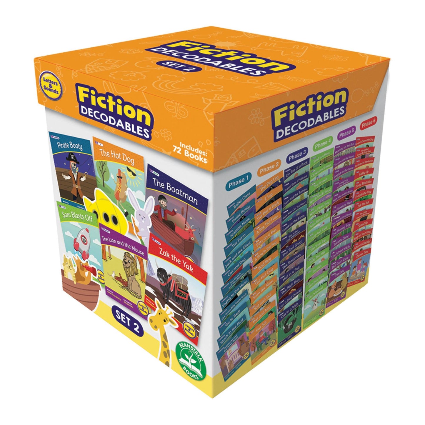 Letters & Sounds Fiction Decodables Boxed Set, Set 2 - Loomini