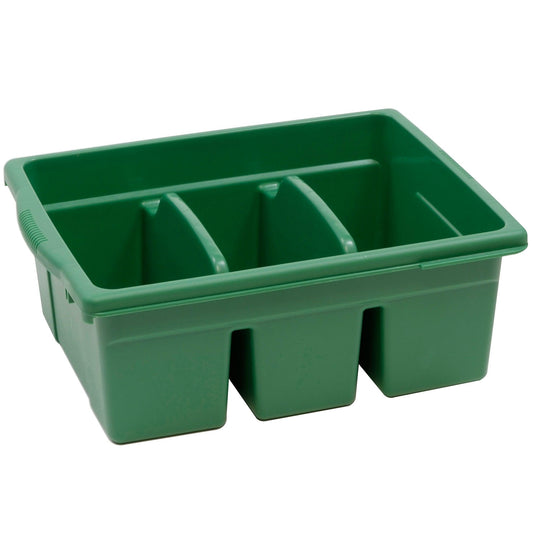 Leveled Reading Large Divided Book Tub, Green - Loomini