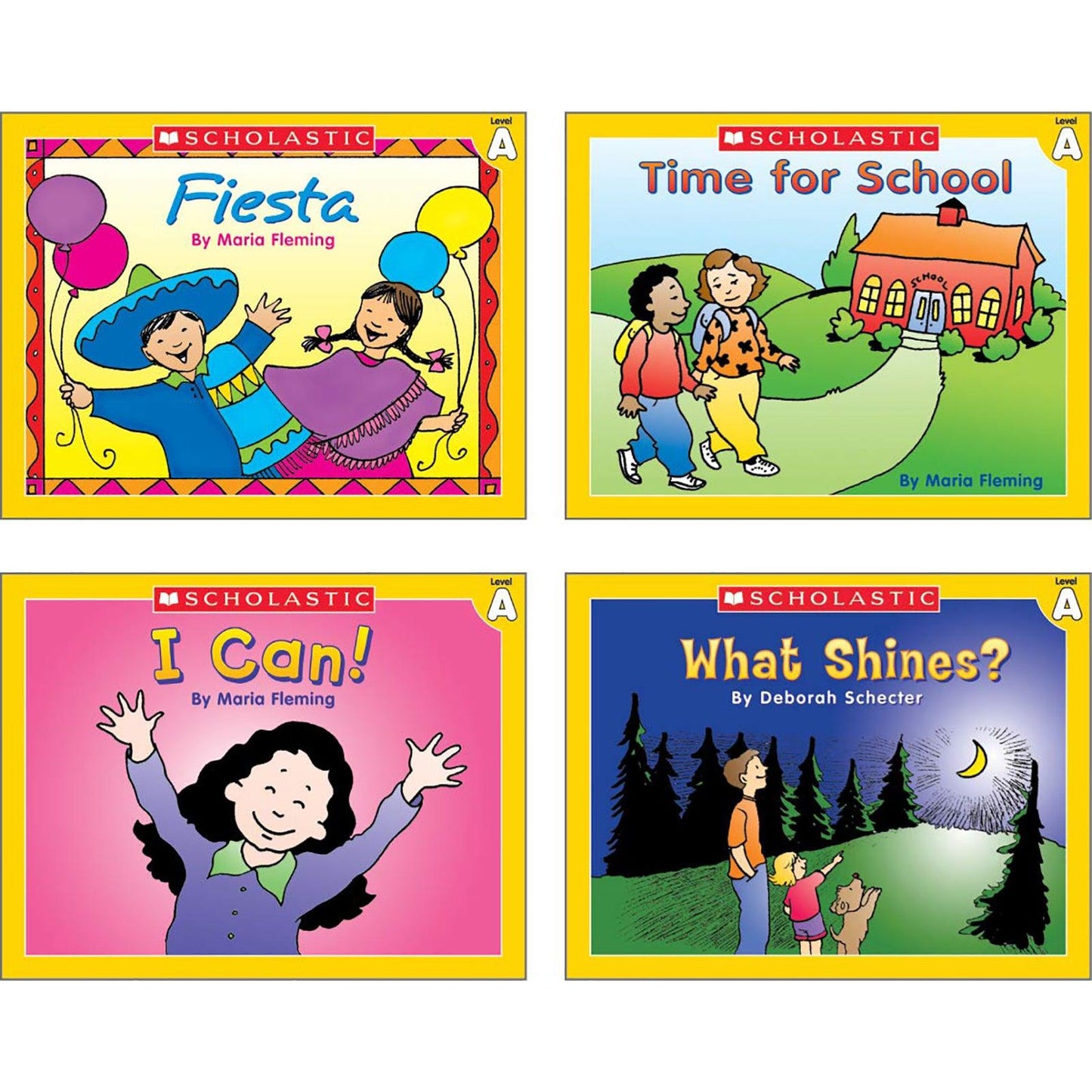 Little Leveled Readers Book: Level A Box Set, 5 Copies of 15 Titles - Loomini