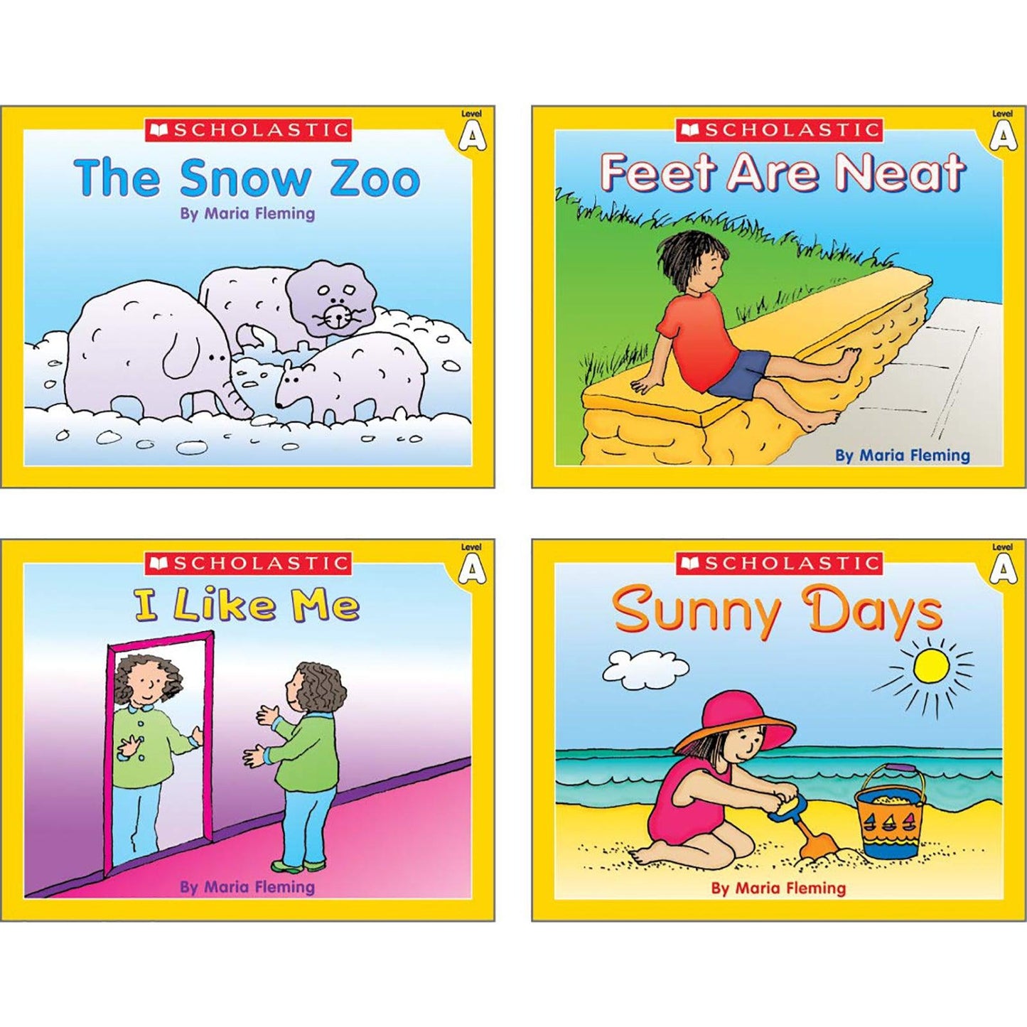 Little Leveled Readers Book: Level A Box Set, 5 Copies of 15 Titles - Loomini