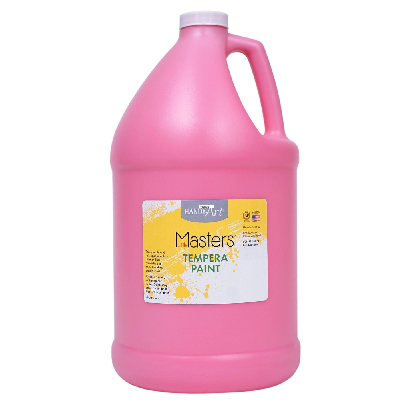 Little Masters® Tempera Paint, Pink, Gallon, Pack of 2 - Loomini
