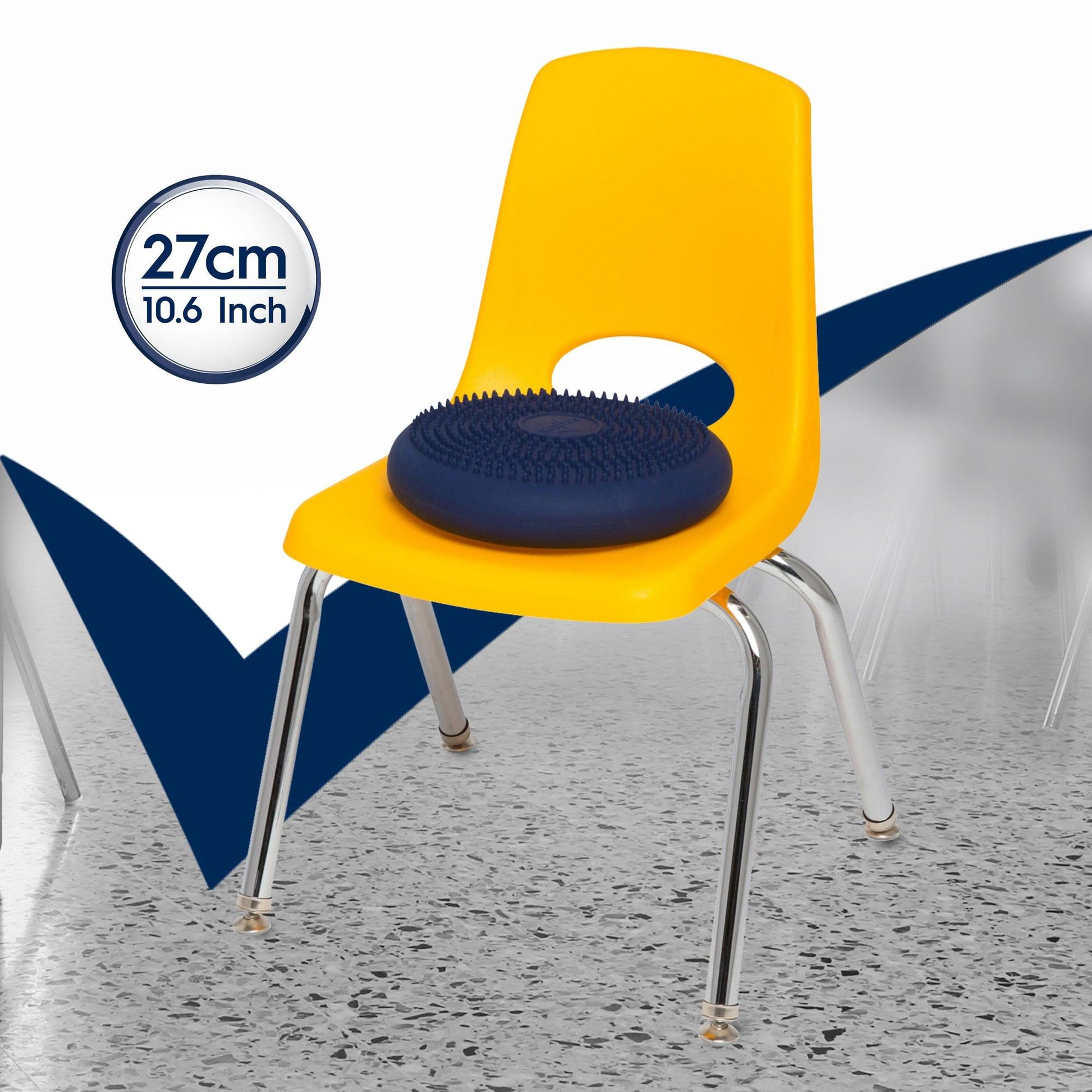 Little Wiggle Seat Sensory Cushion, Blue - Loomini