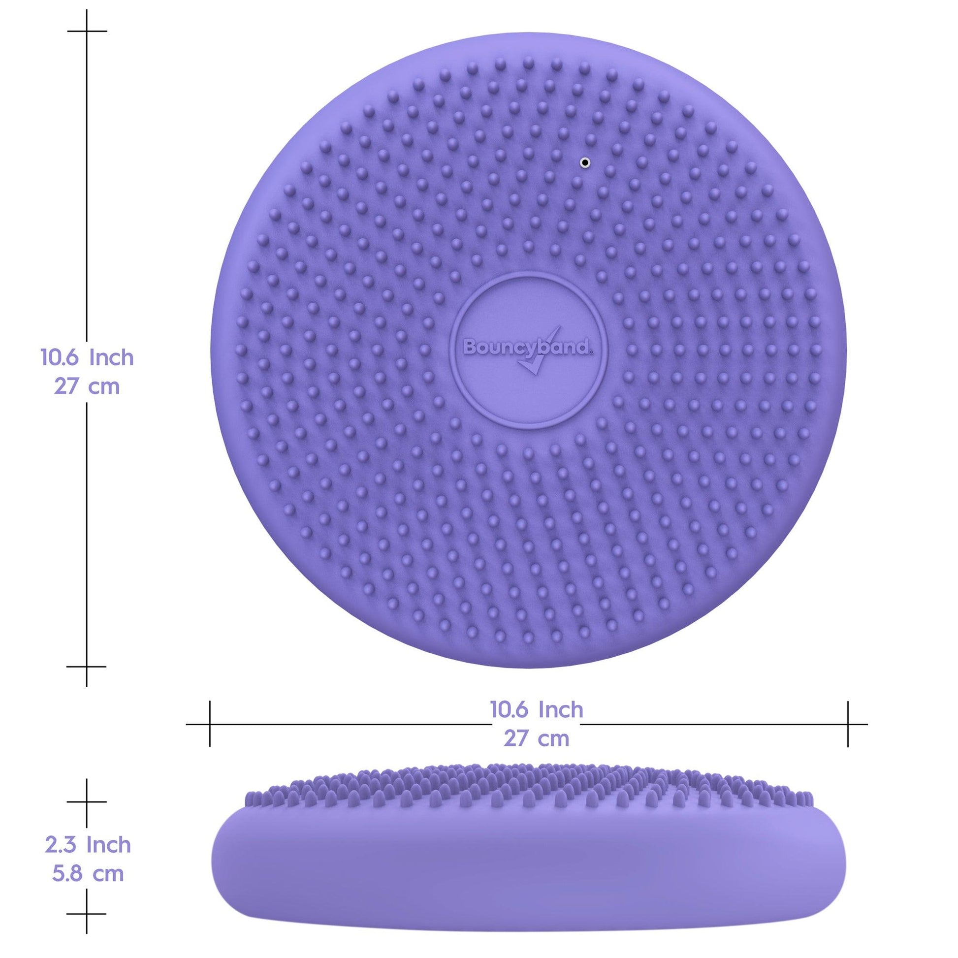 Little Wiggle Seat Sensory Cushion, Purple - Loomini