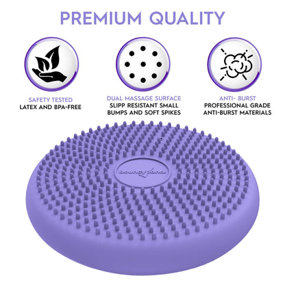 Little Wiggle Seat Sensory Cushion, Purple - Loomini