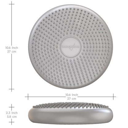 Little Wiggle Seat Sensory Cushion, Silver - Loomini