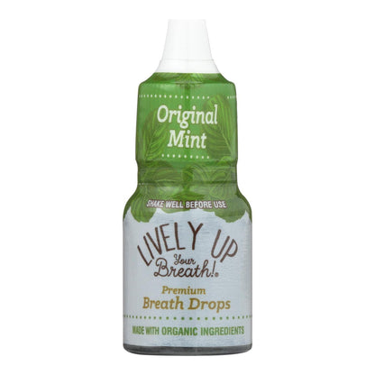 Lively Up Your Breath! Original Mint Premium Breath Drops - Case Of 12 - .27 Fz - Loomini
