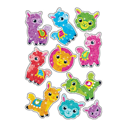 Llama Llove Sparkle Stickers®, 20 Per Pack, 6 Packs - Loomini