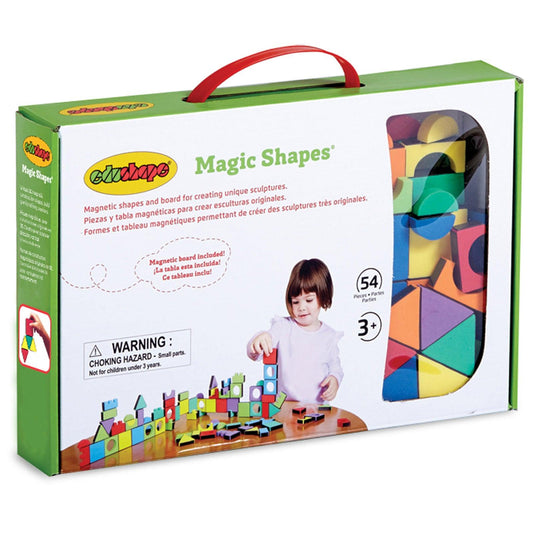 Magic Shapes with Board, 54 Pieces - Loomini