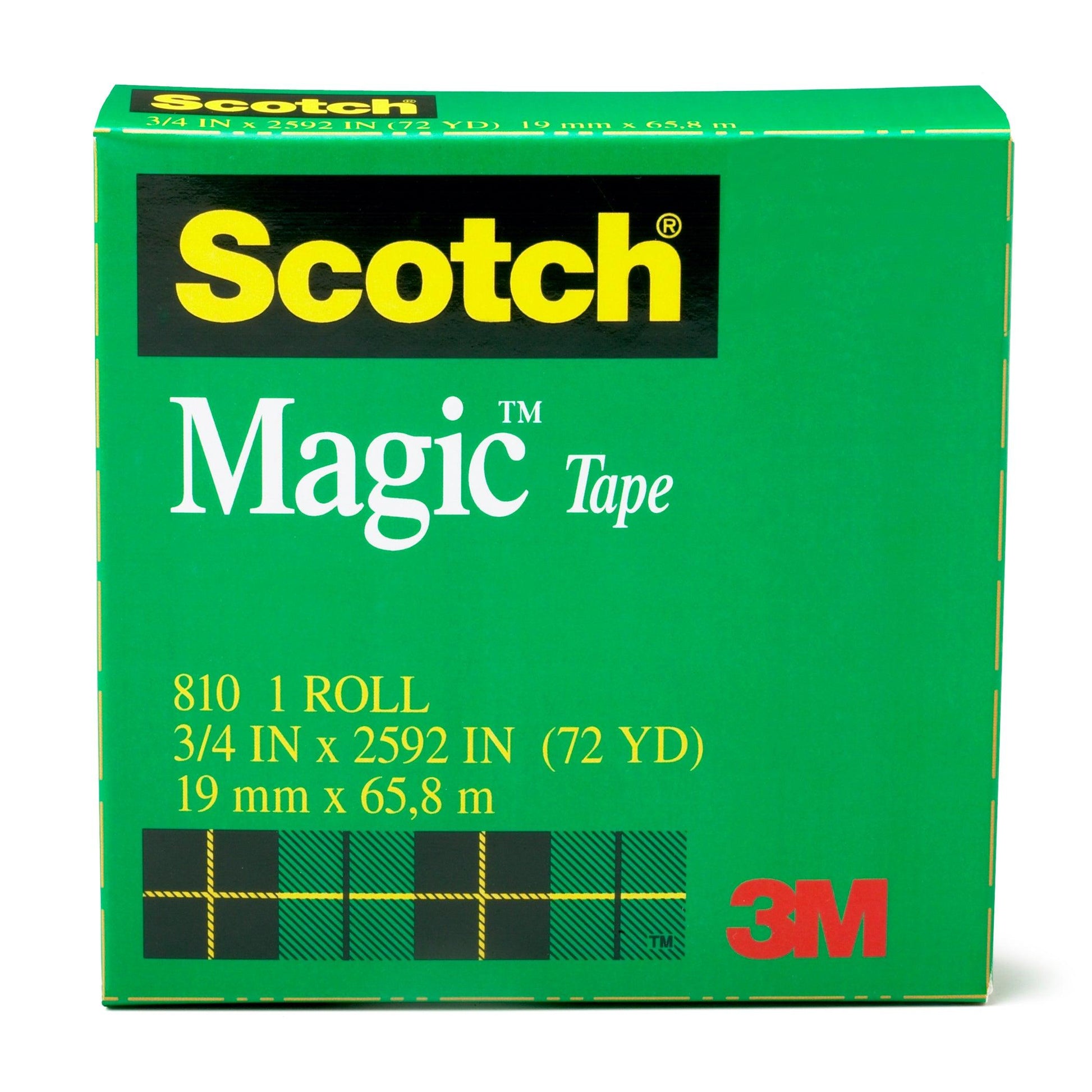 Magic™ Tape Refill Rolls, 3/4" x 1296" Per Roll, 6 Rolls - Loomini
