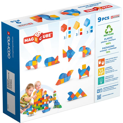 Magicubes Shapes Recycled, 9 Pieces - Loomini