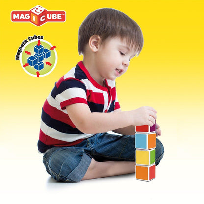 Magicube™ - 64 Piece Multicolored Free Building Set - Loomini