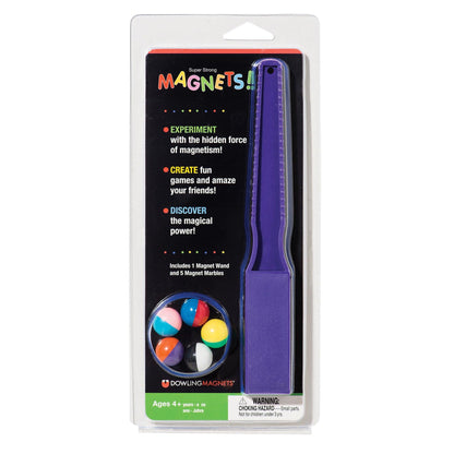 Magnet Wand & 5 Magnet Marbles, 3 Sets - Loomini