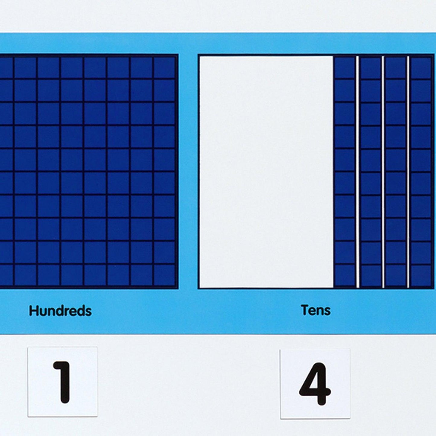 Magnetic Base Ten Place Value Frame Set - Loomini