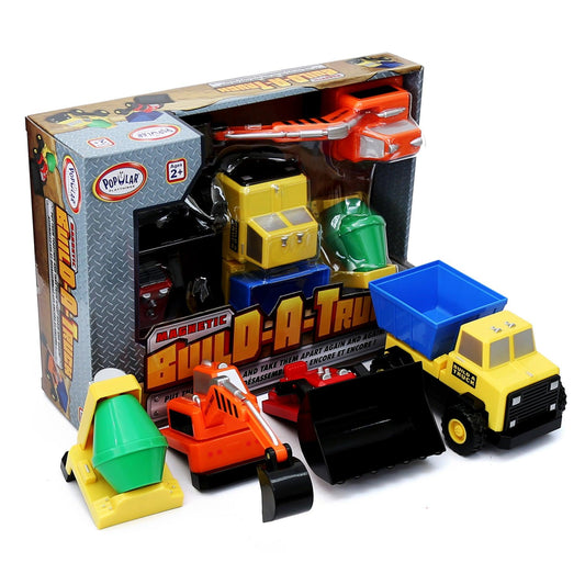 Magnetic Build-a-Truck™ Construction - Loomini