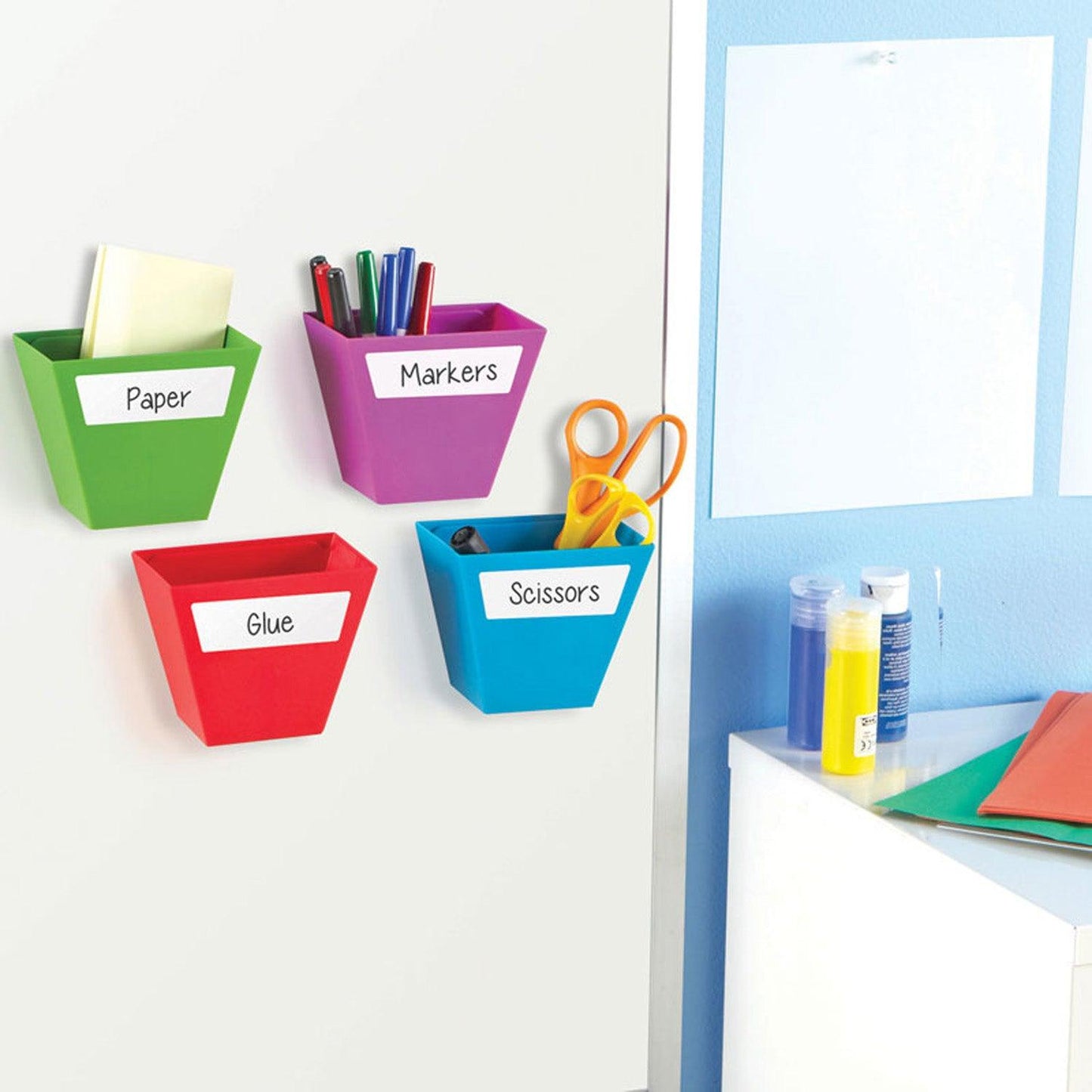 Magnetic Create-a-Space™ Storage Bins - Loomini