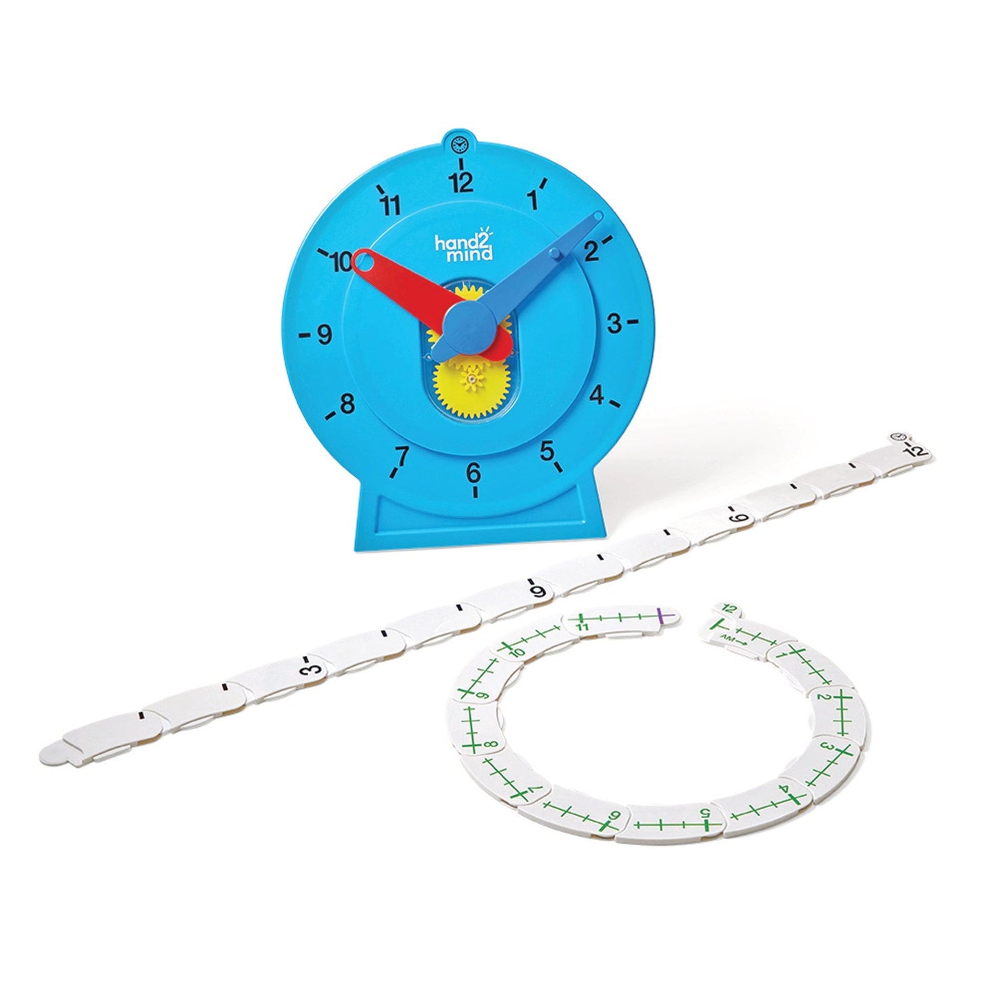 Magnetic Demonstration Advanced NumberLine Clock - Loomini