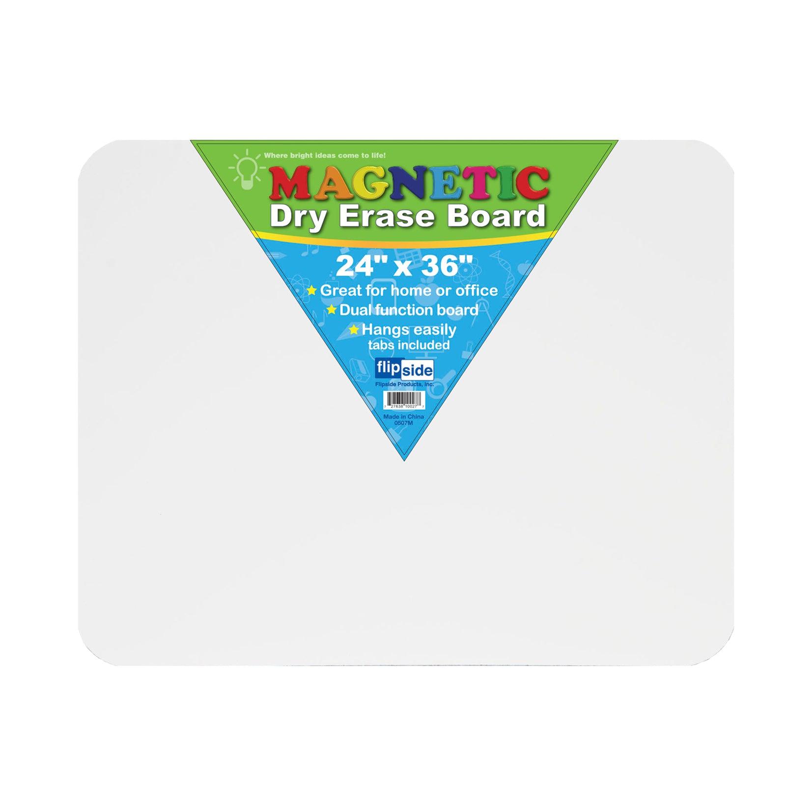 Magnetic Dry Erase Board, 24" x 36" - Loomini