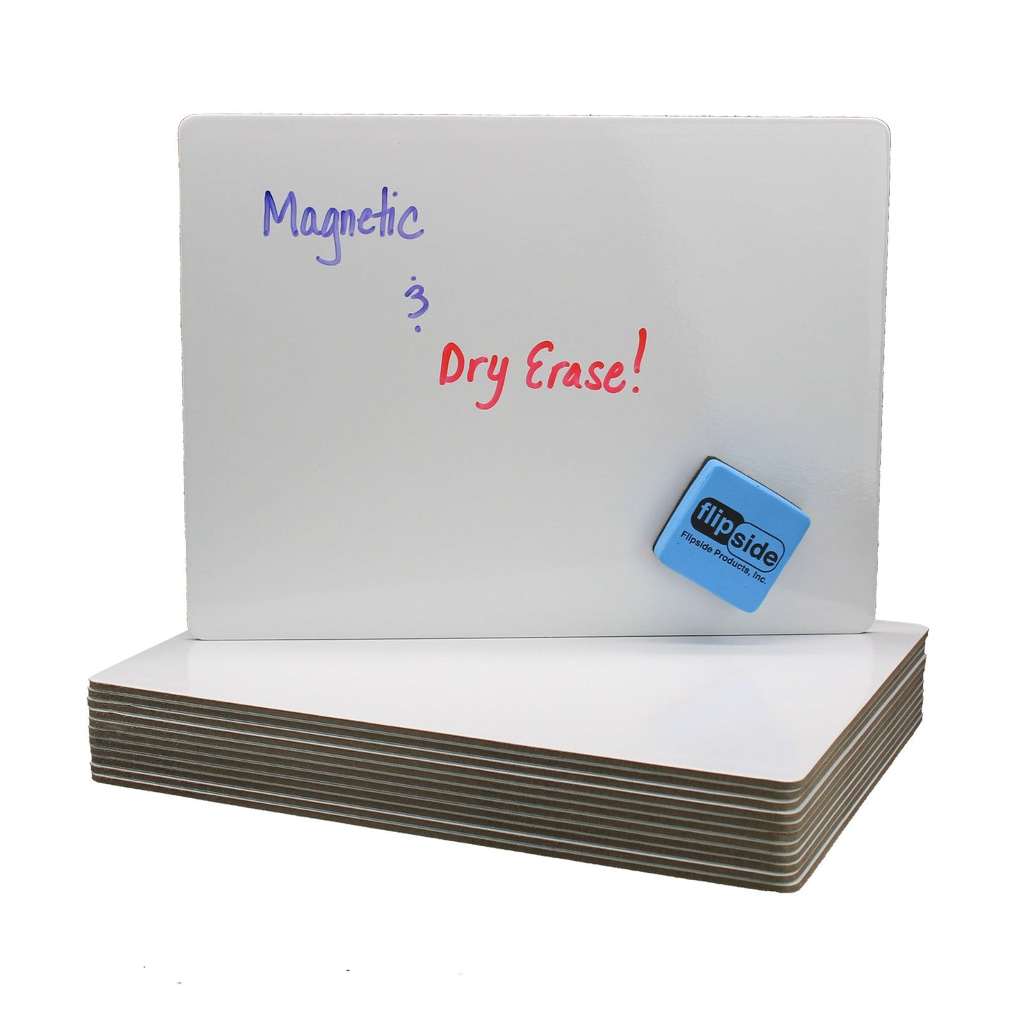 Magnetic Dry Erase Board, 9" x 12", Pack of 12 - Loomini