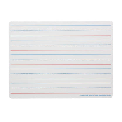 Magnetic Dry Erase Board, Two-Sided Ruled/Blank, 9" x 12", Pack of 3 - Loomini