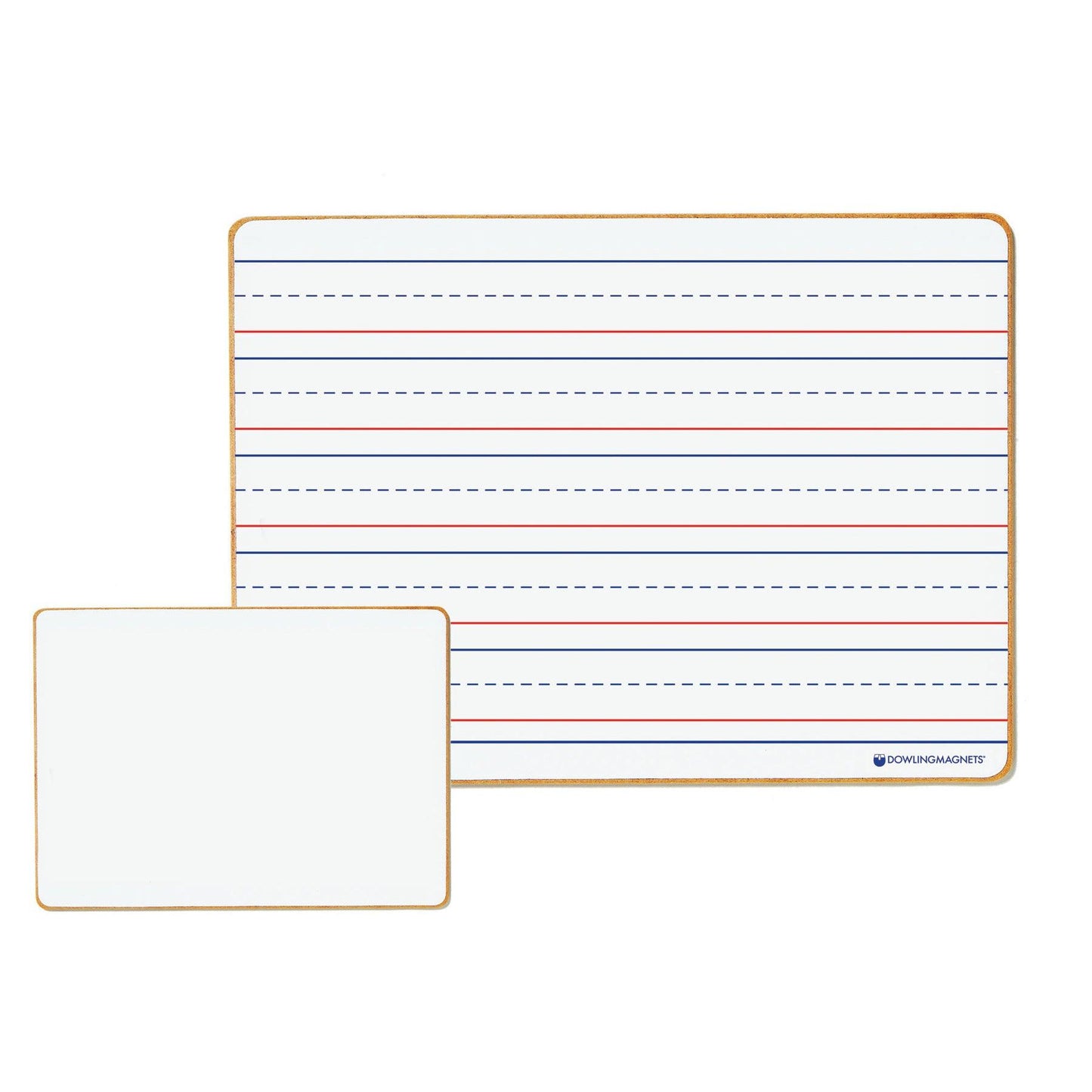 Magnetic Dry-Erase Lined & Blank Board, Set of 5 - Loomini