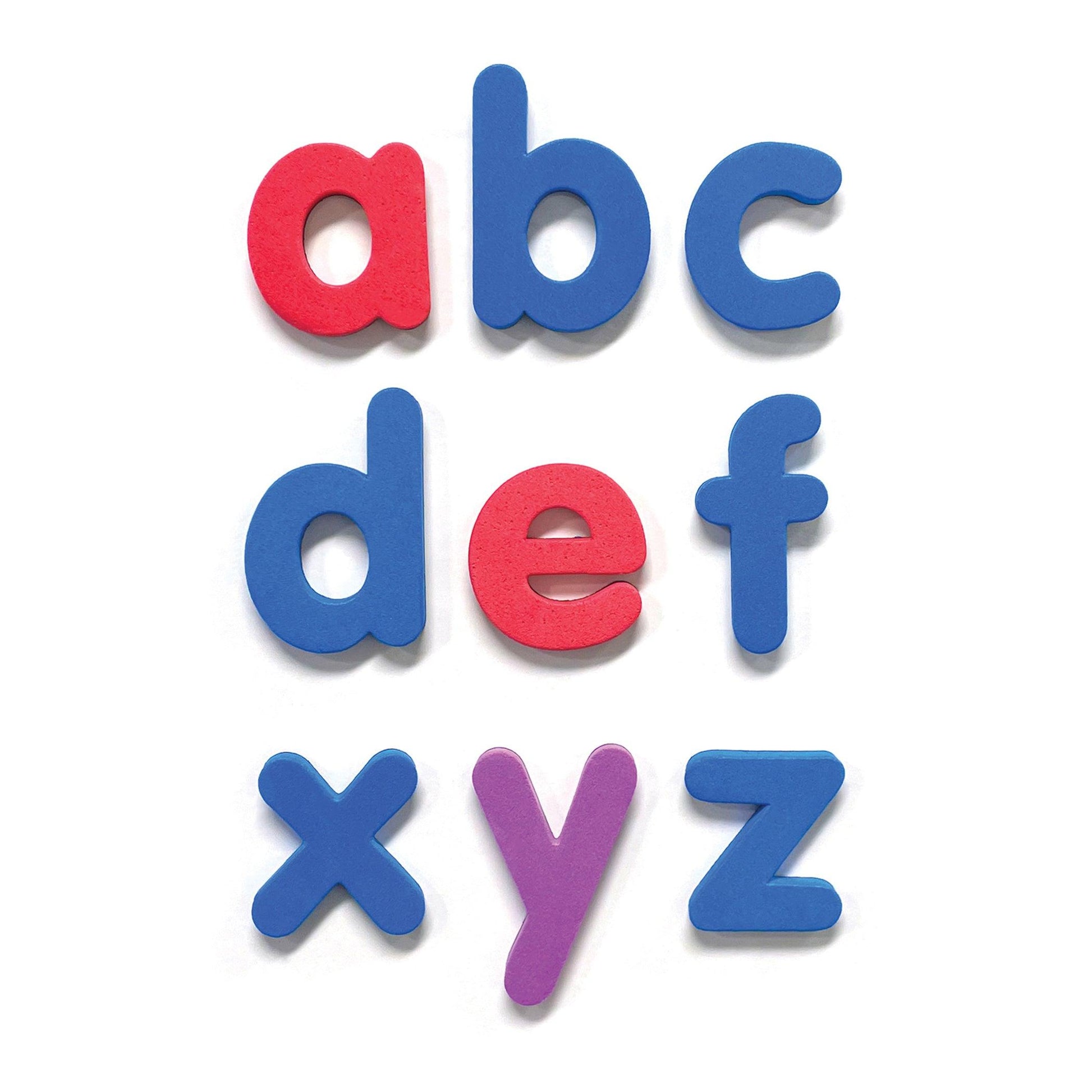 Magnetic Foam Lowercase Letters, 2 Sets - Loomini