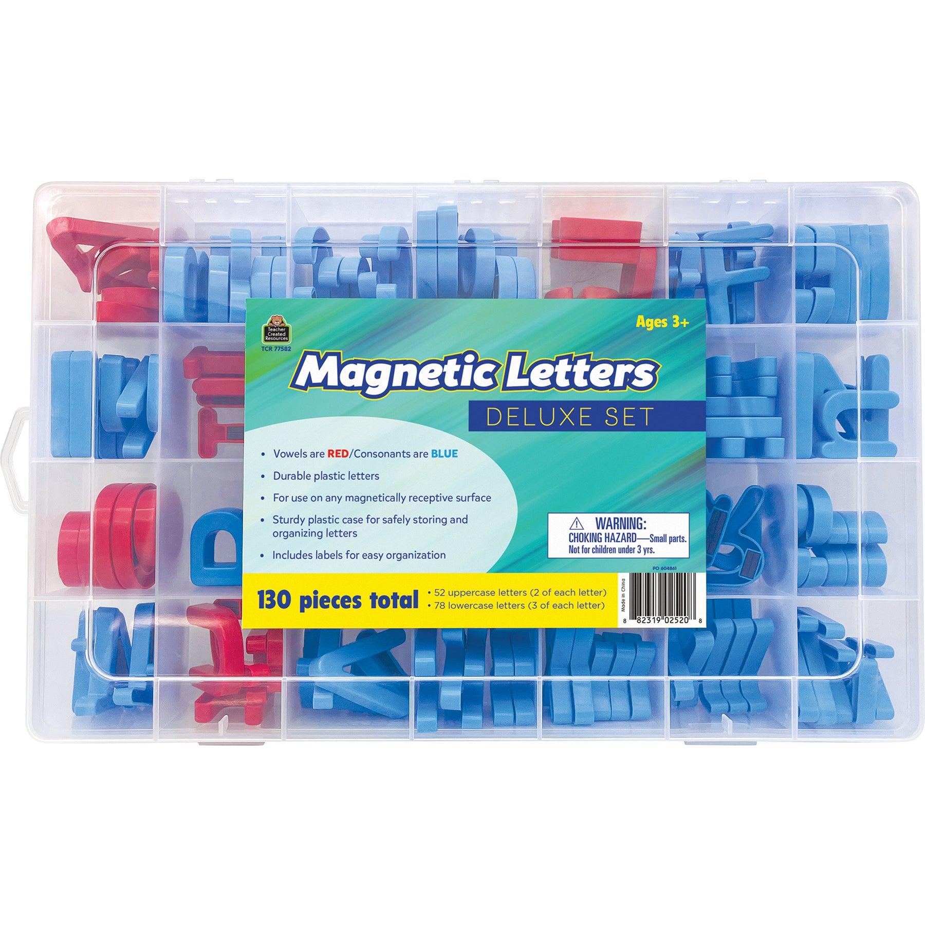 Magnetic Letters Deluxe Set, 130 Pieces - Loomini