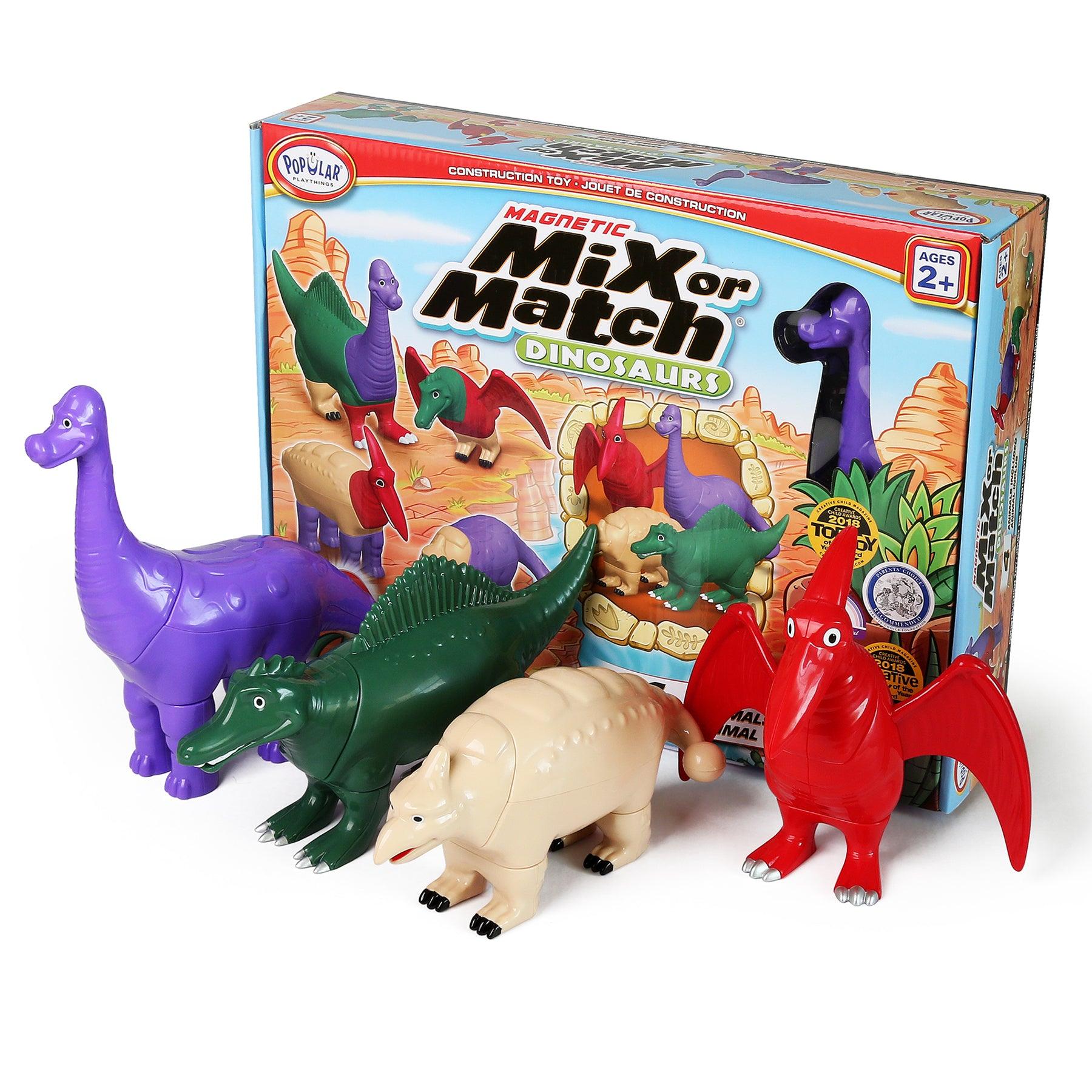 Magnetic Mix or Match Dinosaurs 2 - Loomini