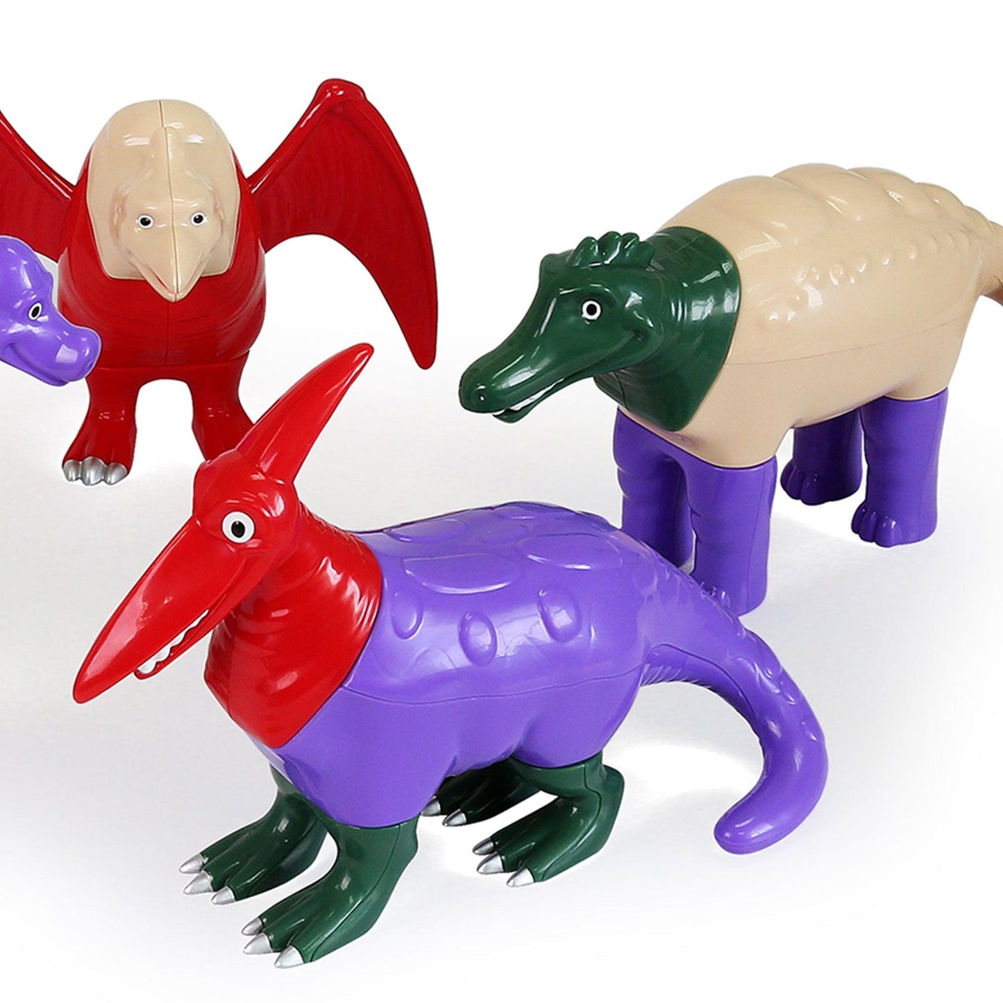 Magnetic Mix or Match Dinosaurs 2 - Loomini