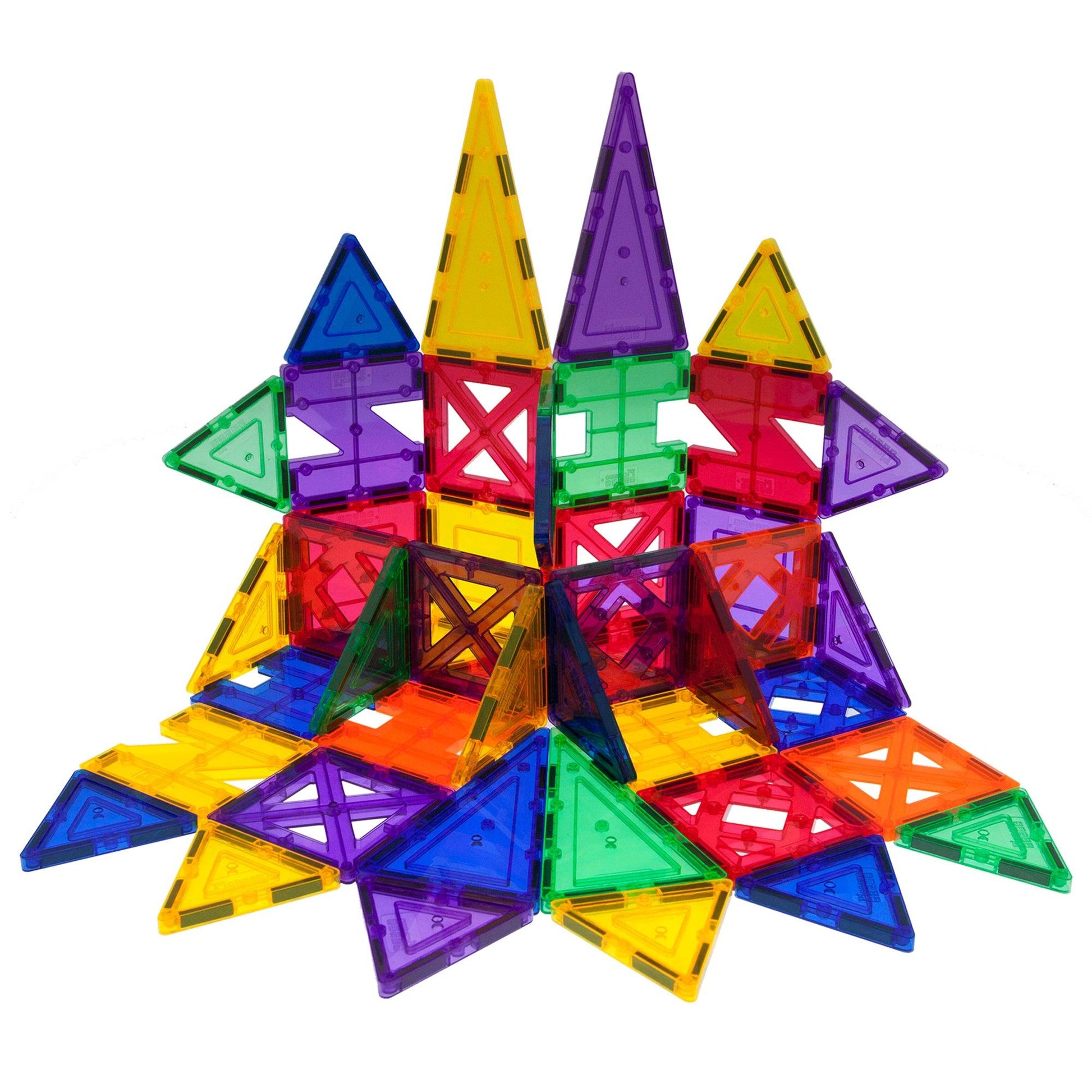 Magnetic Tiles, 82-Piece Set - Loomini