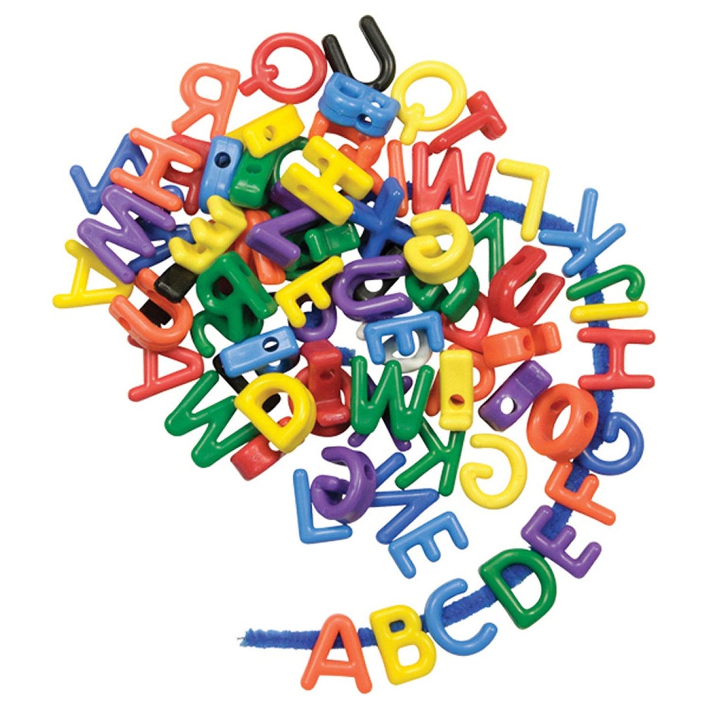 Manuscript Letter Beads, Uppercase, Pack of 288 - Loomini