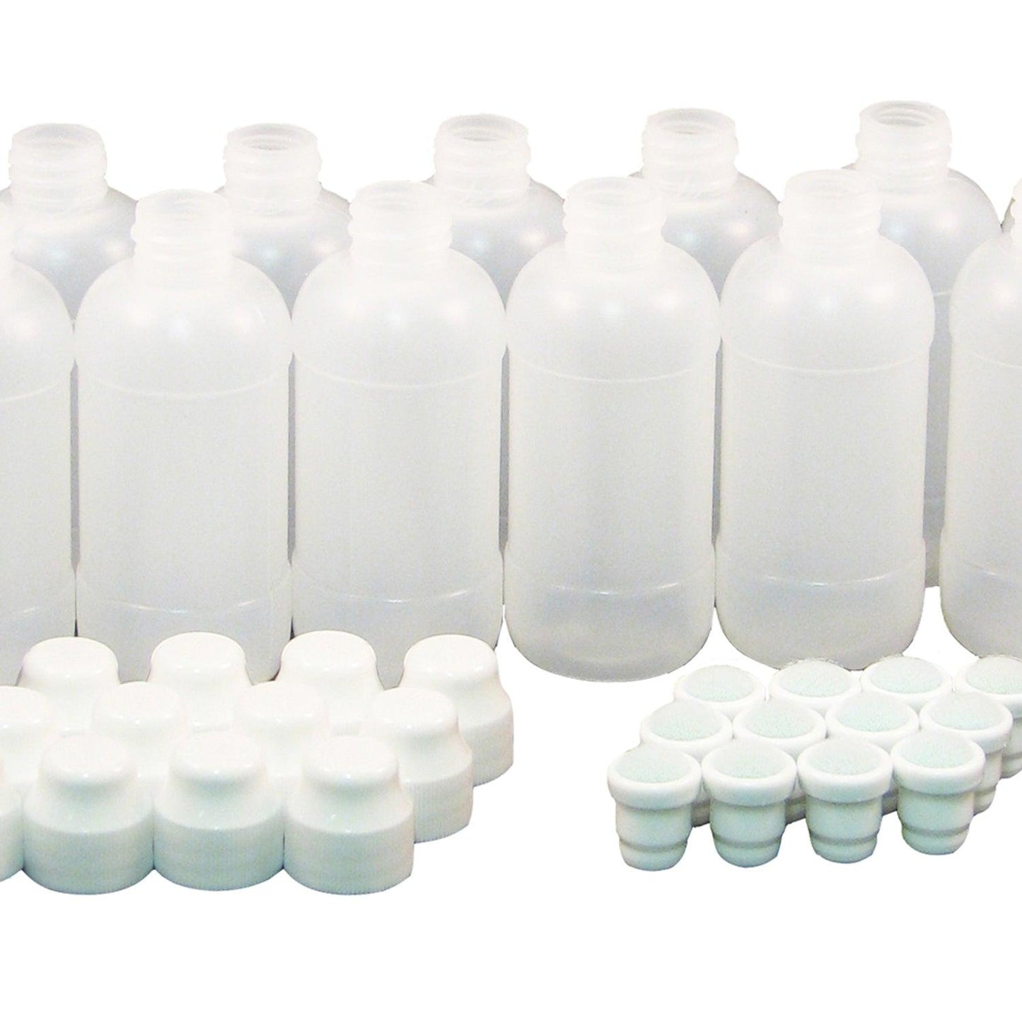 Marker Bottles 2oz/59ml, Dauber Tips & Caps, Bag of 12 - Loomini