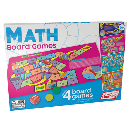 Math Board Games, Pack of 2 - Loomini