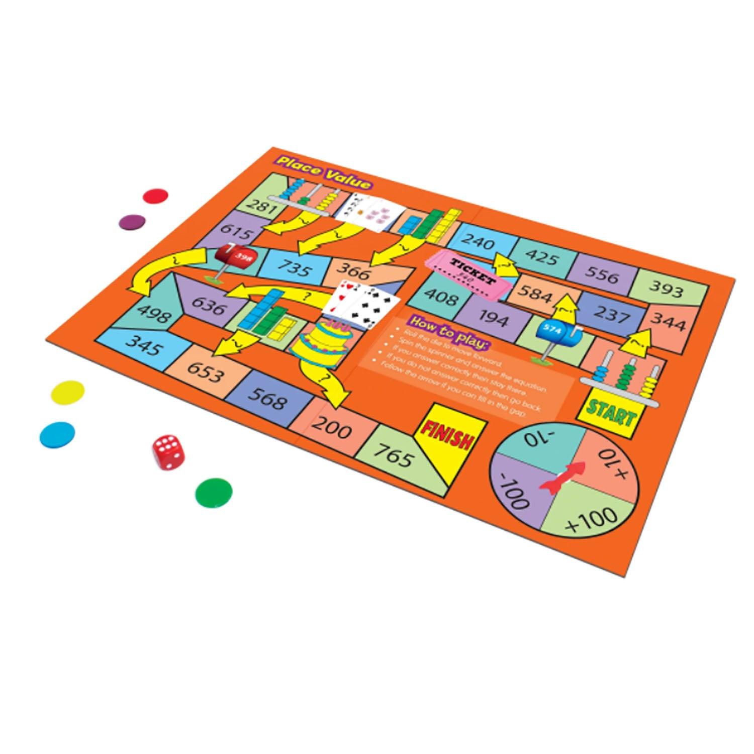 Math Board Games, Pack of 2 - Loomini