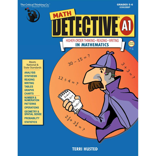 Math Detective Book, A1, Grade 5-6 - Loomini